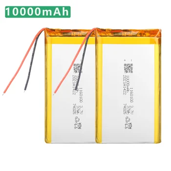 3.7 V 10000 mAh 1160100 Batterie Li-po סוללות נטענות עבור Tablet PC כוח הבנק MP4 סוללה Remplacement
