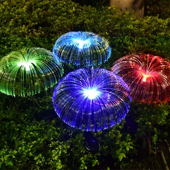 סולארית LED גינת פטיו בחצר אור קישוט חיצוני דינור פיות הדשא מסלול האורות בחוץ מסיבת חג המולד עיצוב חתונה