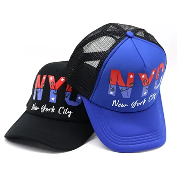 הקיץ של גברים רשת רשת כובע בייסבול חיצוני ספורט ניו יורק מכתב Snapback כובעי נשים יוניסקס לנשימה משאית עצם Gorras