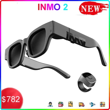 Inmo AR 2 כוסות 4+32GB התאמה אישית של מסך מגע חכם תרגום המשקפיים נקבע ל-1 באפריל
