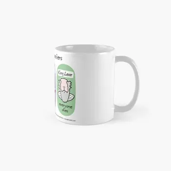 שייקספיר ספוילרים קלאסי ספל מודפס עיצוב ידית סיבוב תמונה תמונה כוס פשוטה קפה מתנות Drinkware תמונה תה