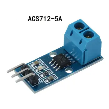 5-30A טווח המודול הנוכחי Acs712 חיישן מודול החיישן הנוכחי מודול יעילות גבוהה אולטרה מיני קטן המודול הנוכחי כחול