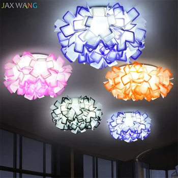 מודרני רומנטי פרחים LED מנורת תקרה PVC אורות התקרה עבור סלון, חדר ילדים, חדר שינה המנורה בבית גופי תאורה