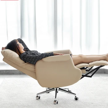 רולינג סלון כסאות משרדיים נוחים עיסוי משענת יד יוקרתי כיסאות במשרד MobilesFloor Silla De Oficina ריהוט הבית