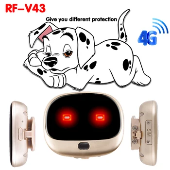 4G GPS אישי tracker RF-V43 מיני GPS חיות מחמד tracker LTE 4G 3G 2G GSM WCDMA הכלב הטוב ביותר gps tracker עם APP חינם עמיד למים