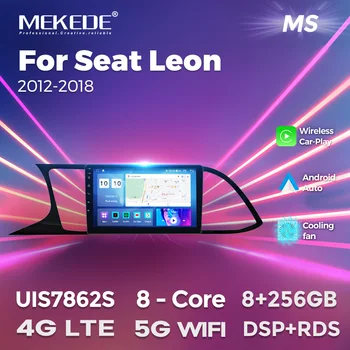 MEKEDE אנדרואיד 12 DSP 8 Core הרדיו ברכב נגן מולטימדיה עבור מושב ליאון MK3 2012 2013 2014 2015 2016-2018 WIFI 2.5 D RDS יחידת הראש