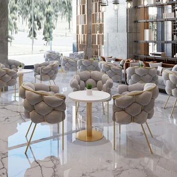 הסלון מבטא כסאות אוכל טרקלין נייד מרגיע מודרני כסאות אוכל, שידה ילדים Eetkamerstoelen עיצוב רהיטים GG