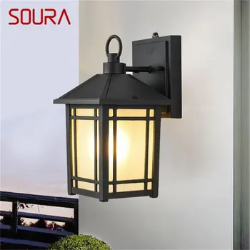 SOURA מודרניים מנורות קיר חיצוניות עכשווי, יצירתי חדש מרפסת דקורטיביים לחיות מסדרון המיטה בחדר המלון