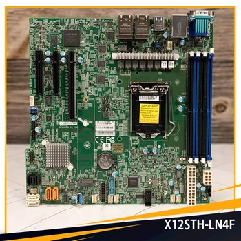 X12STH-LN4F M-ATX LGA-1200 C256 8XSATA 3 128GB DDR4-3200MHz על Supermicro Server לוח אם איכותי מהירה