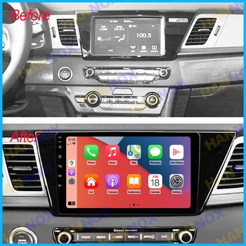9ס מ-Android Auto רדיו קיה נירו דה 2016 2017 2018 2019 סטריאו ברכב נגן מולטימדיה ניווט GPS WiFi אלחוטית Carplay