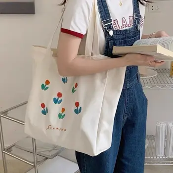 חדש חמוד צבעוני כתף שקית בד יפנית פשוטה ההגירה יסודי טרי תלמיד כיתה תיק שקית קניות רב פעמי