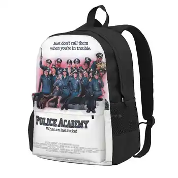 הספר לשוטרים-פוסטר לסרט ( 1984 ) תרמיל על תלמיד בית ספר נייד נסיעות תיק משטרה אקדמיה כת סרט קומדיה-80 1984