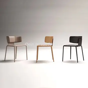 מודרני נורדי כסאות אוכל מינימליסטי הקבלה יוקרה מרגיעה כסאות אוכל בעיצוב Sillas Comedor פריטים ביתיים WZ50DC