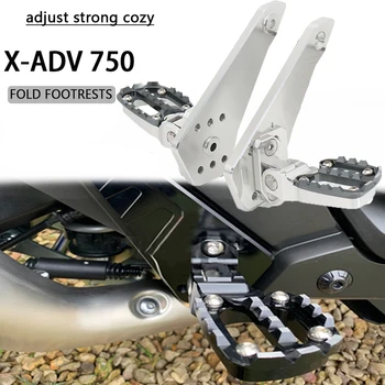 2021 2022 אופנוע סגסוגת אלומיניום מתקפל לרגליים במספרה עבור הונדה XADV X-adv 750 XADV750 האחורי דוושת הרגל לעמוד הרגל יתדות