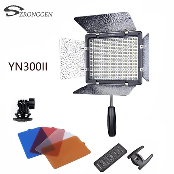 YONGNUO YN300-II YN300II אור LED מצלמת אור עבור Canon Nikon סמסונג צילום סטודיו אור המנורה YN-300 II מלא אור