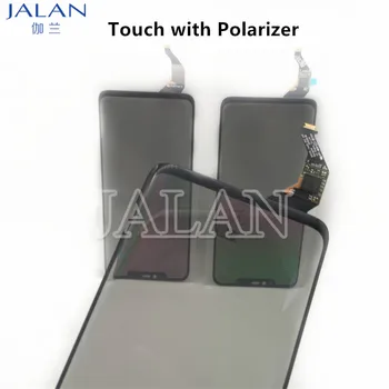 מגע זכוכית עם מקטב עבור Huawei Mate 20 Pro מסך LCD זכוכית הדיגיטציה TP Polarzier הסרט החלפת תיקון