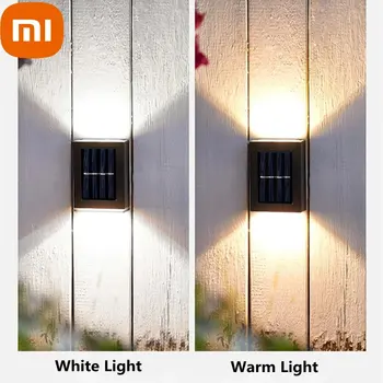 Xiaomi 1~16PCs חכם סולארית LED אור חיצונית עמיד למים גן עיצוב מנורות על מרפסת החצר ברחוב וול אור חיצוני מנורה סולרית
