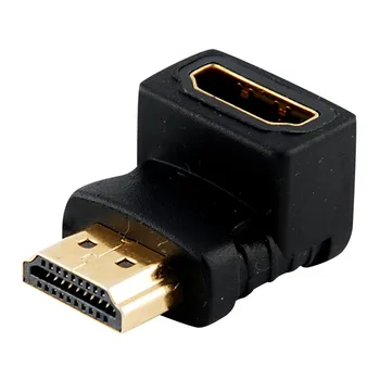 מתאם HDMI 90 מעלות זווית ישרה זכר ונקבה ממיר 4K HD מחבר עבור HDTV PS4 Lptop תיבת הטלוויזיה HDMI Extender Dropshipping