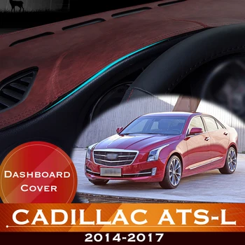 עבור קאדילק ATS-L 2014-2017 לוח המחוונים במכונית להימנע אור משטח נגינה פלטפורמה השולחן כיסוי נגד החלקה מחצלת אביזרים