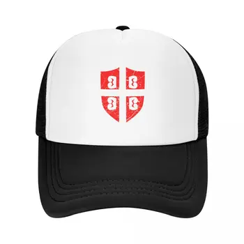 אישית סרבית דגל הצלב כובע היפ הופ נשים גברים מתכוונן סרבית המעיל של נשק כובע נהג המשאית אביב
