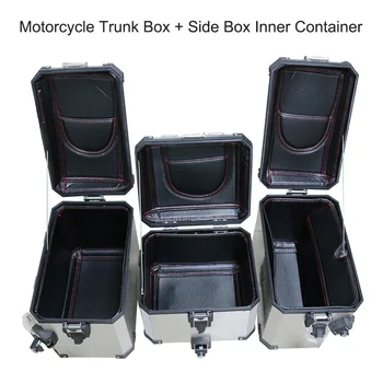 אופנוע מטען צד אוכף אופנוע המטען הקופסא + צד הקופסא הפנימית מיכל ב. מ. וו R1200GS R1250GS LC/ADV 2013-2019