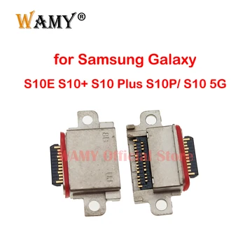 10Pcs סוג C-USB טעינת Dock מטען נמל ג ' ק תקע מחבר עבור Samsung Galaxy S10 בנוסף S10E S10+ S10E S10Plus S10P/ S10 5G