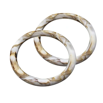 649D 2pcs טבעת עיצוב שרף הארנק להתמודד על התיק שהופך להתמודד עם החלפת DIY אמנות נשים בנות