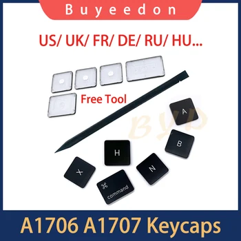 חדש A1706 A1707 מקשי מקלדת keycap אותנו בריטניה הצרפתית של האיחוד האירופי עבור ה-Macbook Pro Retina 13