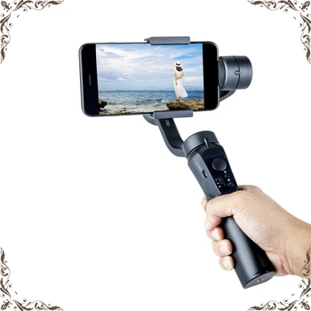 H4 טלפון נייד מייצב 3 צירים כף היד מייצב מאזנים Smartphone Anti-shake Selfie מקל