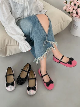 2023 קיץ נשים שטוח חדשים נעלי עקב נמוך נשית נעלי נערות קולג משאבות יפנית JK לוליטה נעליים נעלי נשים סנדלים