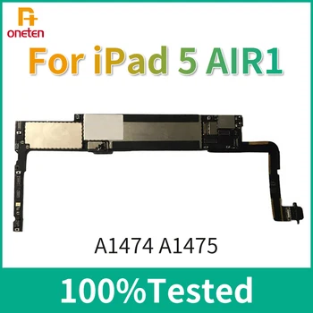 עבור iPad 5 Air1 100% נבדק iCloud לוח האם A1474 A1475 לפתוח עובד Mainboard על iPad5 16G 32G 64G Wifi גרסה סלולרית