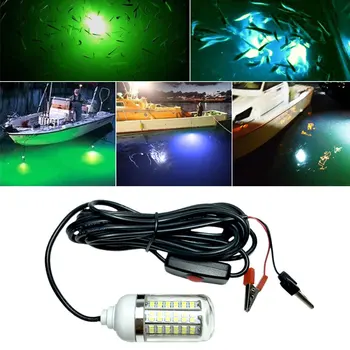 ה-Z30 12V LED דיג אור 100W Ip68 לפתות דגים Finder המנורה 108leds 2835 SMD מושך שרימפס קלמארי קריל 4Colors אורות מתחת למים