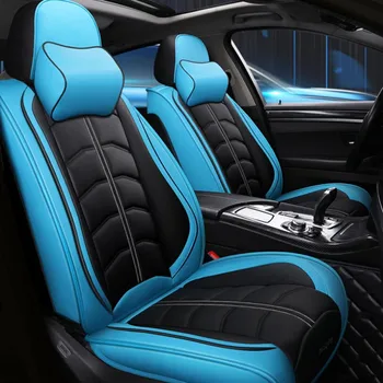 עור PU באיכות גבוהה, המושב כיסוי עבור סיטרואן C4 Hatchback עבור שברולט Cruze ( קדמי + אחורי ) 5-מושב כרית מושב