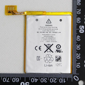 עם דבק כלים 1030mAh 616-0621 / LIS1495APPCC פנימי החלפת סוללה LI-ion עבור ה-iPod Touch 5 5 5g דור
