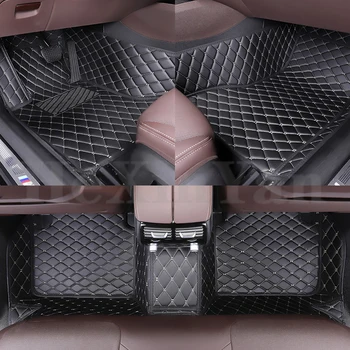 מנהג המכונית מחצלות עבור ב. מ. וו X6 F16 2015 2016 2017 2018 2019 כל דגם אביזרי רכב סטיילינג שטיח שטיח חבלים הפנים