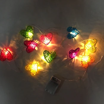 אוהב אורות מחרוזת יצירתי סוללה 10pcs 20pcs 40pcs LED חג המולד, אורות חג המולד קישוט אורות אורות דוגמנות