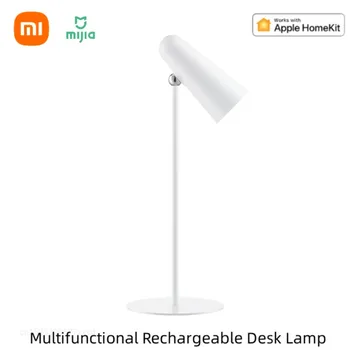 Xiaomi Mijia רב תכליתי נטענת מנורת שולחן עם קליפ השינה בלילה לאור פנס בעין הגנה קריאה מנורות שולחן