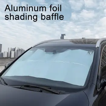 המכונית מגן השמש השמשה הקדמית הכיסוי מתקפל לחסום חלון שמש הגנה אוטומטית משאית