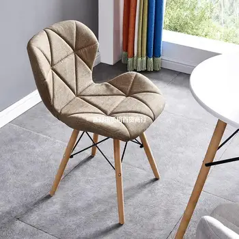מעצב סקנדינבי מודרני כסאות אוכל המבטא השינה כיסאות בחדר האוכל טרקלין עור יוקרתי Stoelen ריהוט איטלקי 23GP