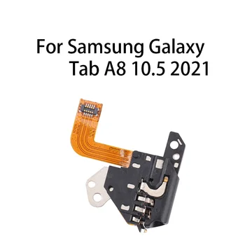 יציאת אוזניות אודיו להגמיש כבלים עבור Samsung Galaxy Tab A8 10.5 2021 SM-x 200, x/X205
